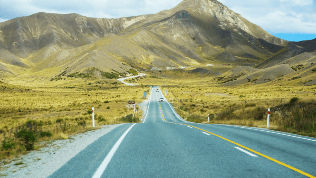 a image of an empty road