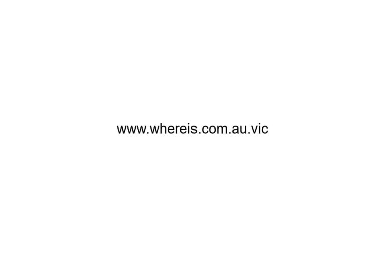 www whereis com au vic