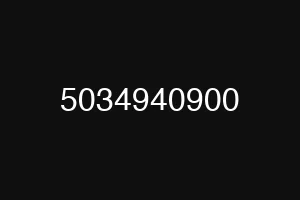 5034940900