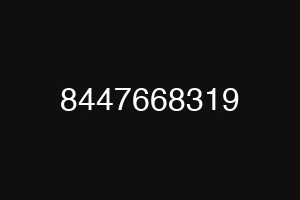 8447668319