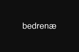 bedrenæ