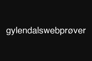 gylendalswebprøver