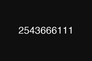2543666111