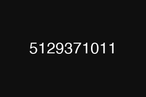 5129371011