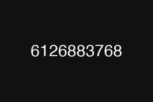 6126883768