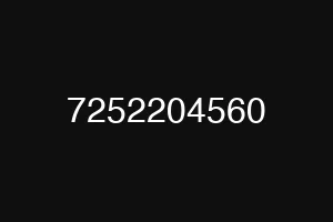7252204560