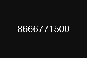 8666771500